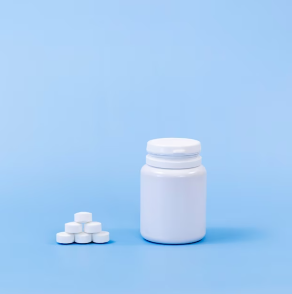 medicamentos de uso contínuo fundo azul